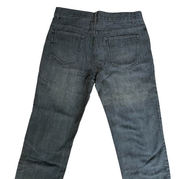 DKNY Gray Performance Denim Jeans Mens 33x32 Faded Everyday Casual Classic 52002 - Picture 9 of 15